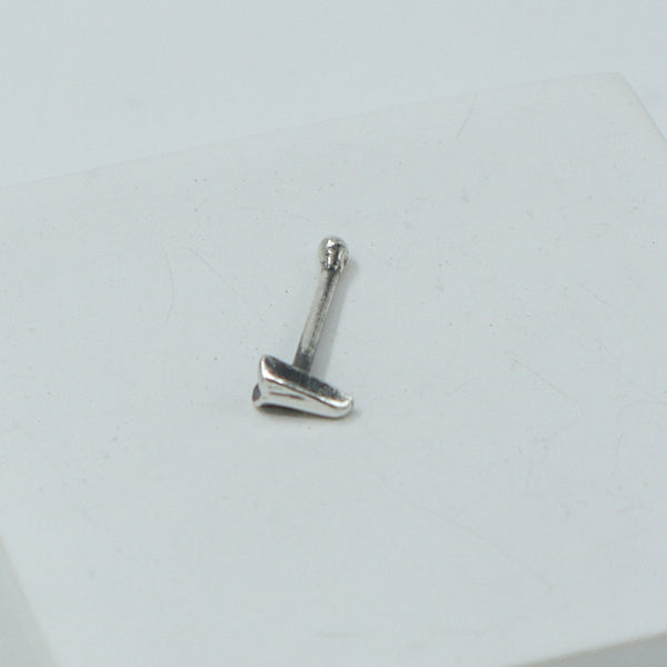 Silver Bud Nose Pin