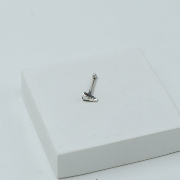 Silver Bud Nose Pin