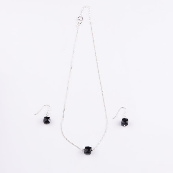 Black Spinel Set | 92.5 Silver