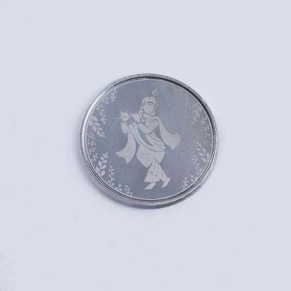 Silver Shree Krishna Coin - 10gm