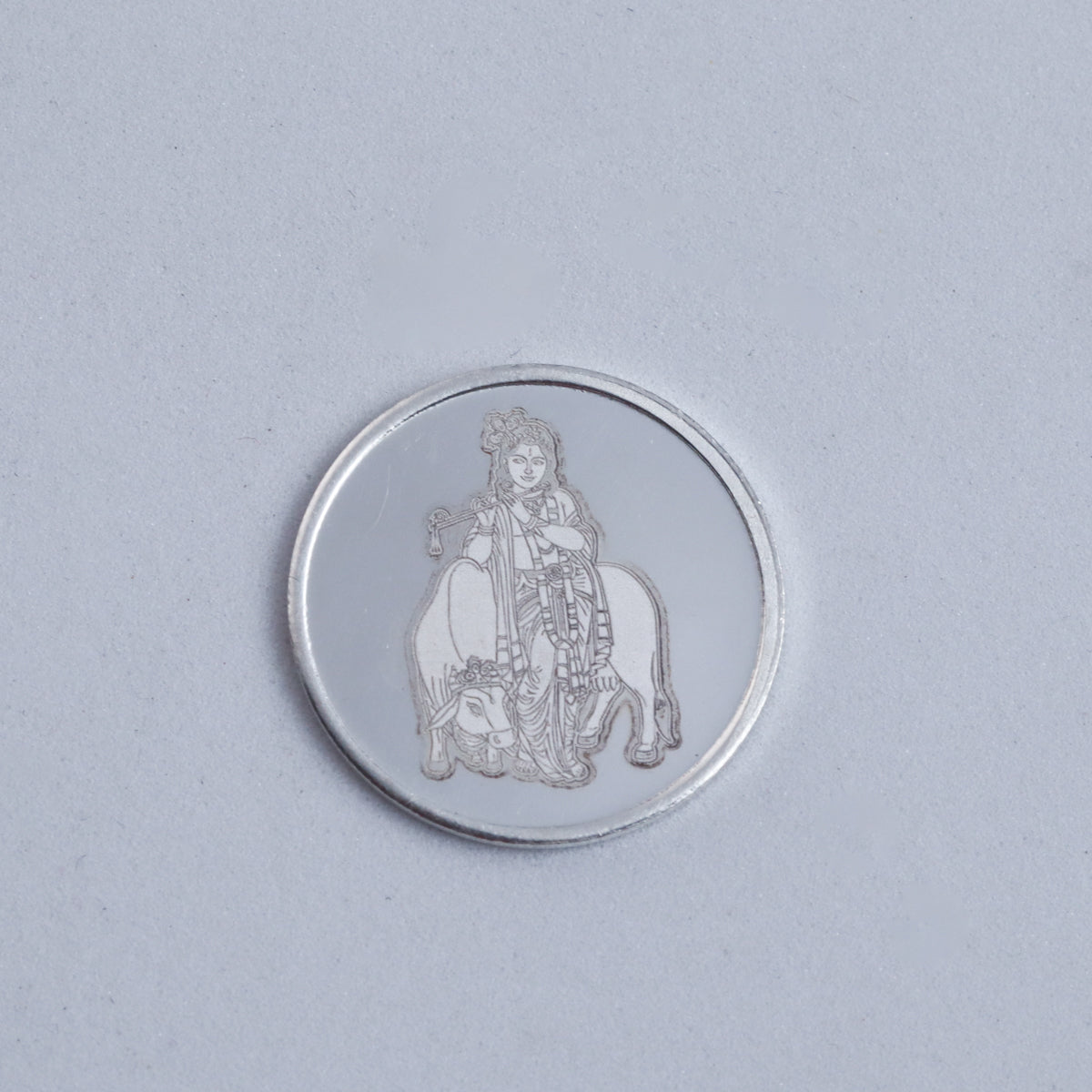 Silver Shree Krishna Coin (Big)