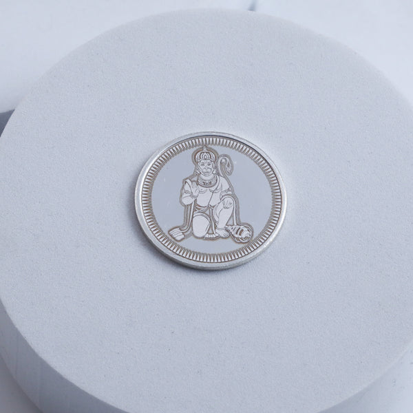 Silver Lord Hanuman Coin - 10gm