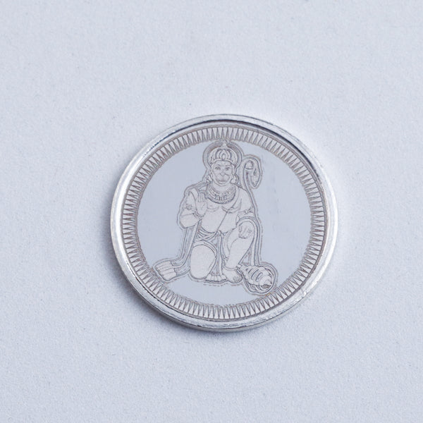 Silver Lord Hanuman Coin - 5gm
