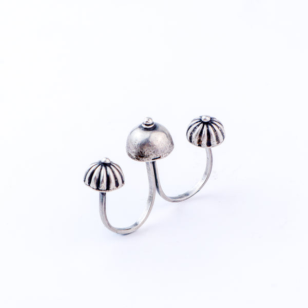 Dome Two Finger Ring