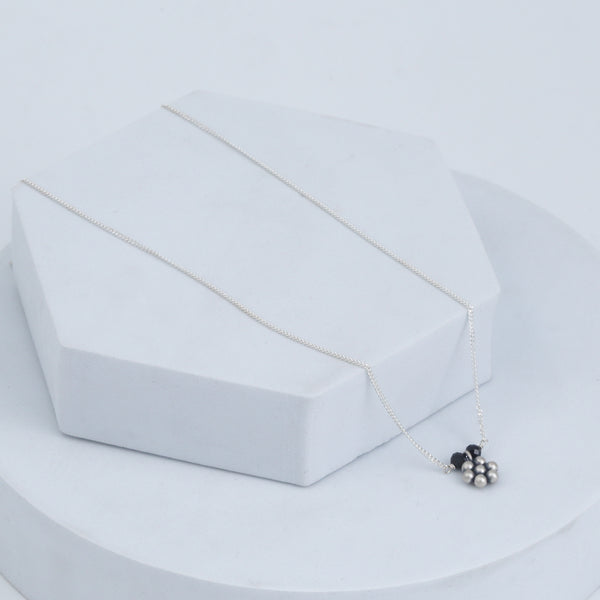 silver kudi charm mangalsutra for daily wear