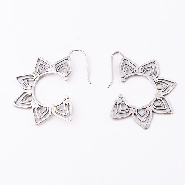 Kumudini ( Lily ) Hammered Earring