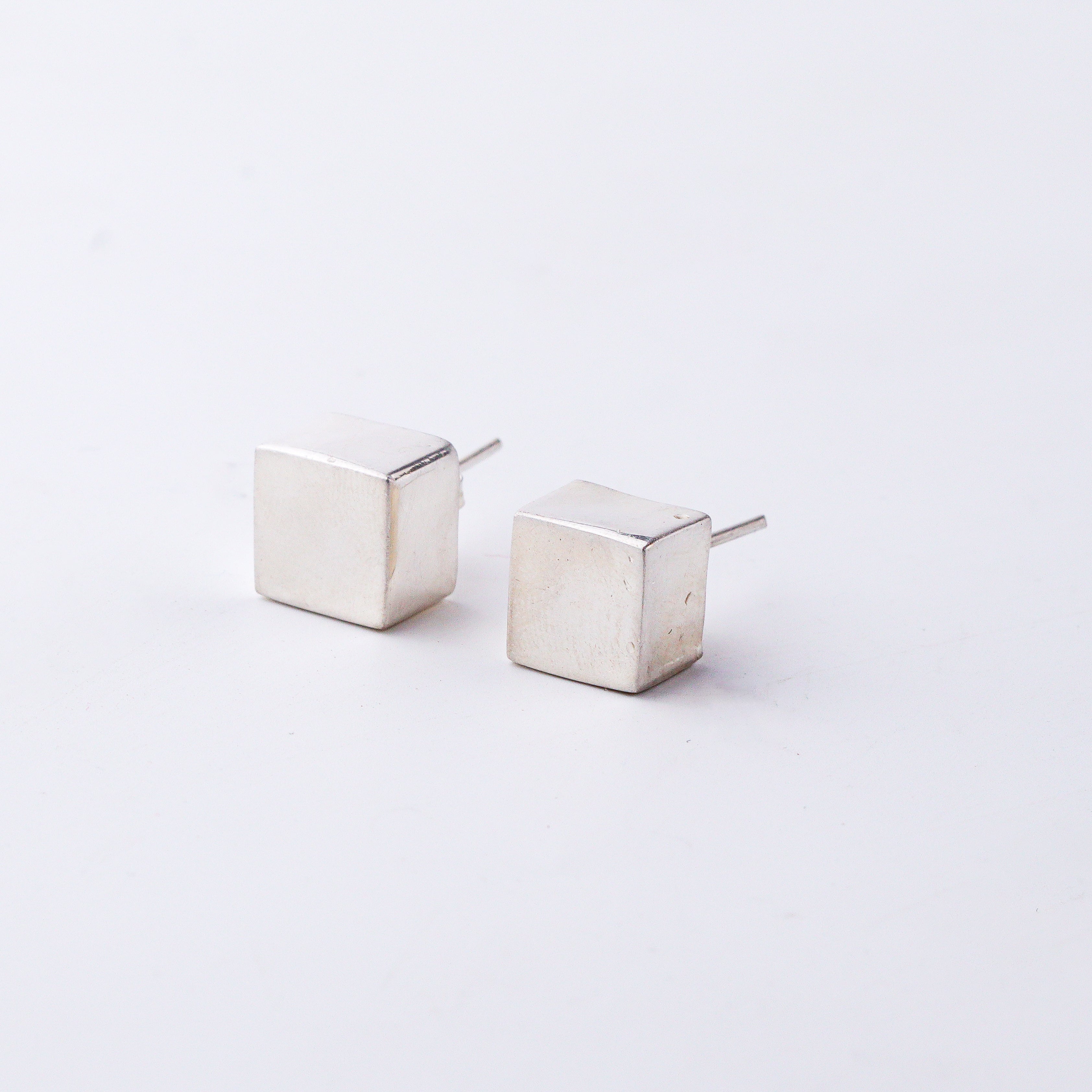 3D Cube Earring