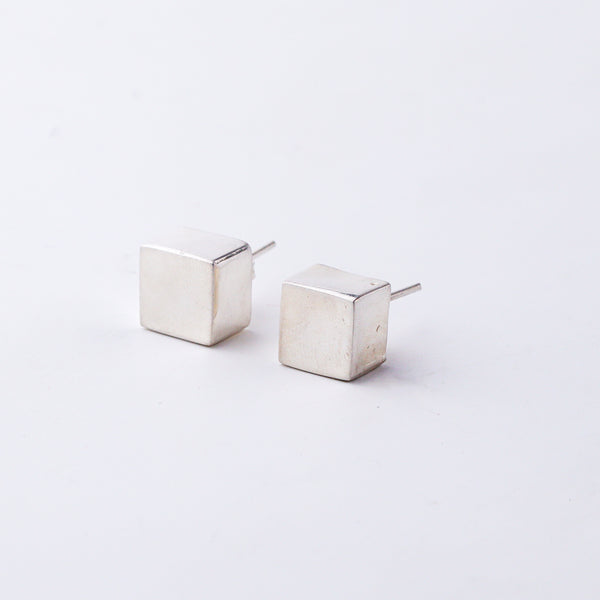 3D Cube Earring