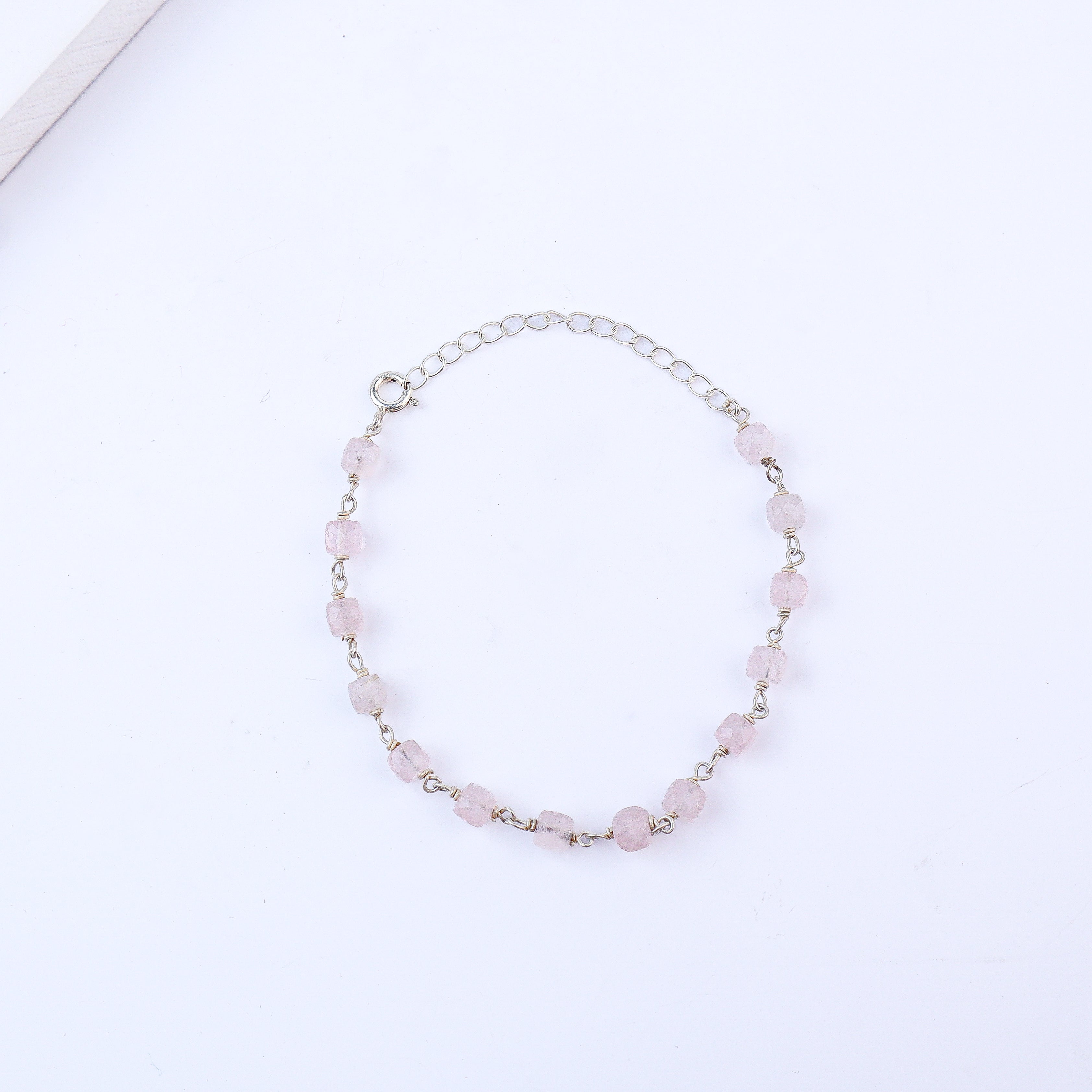 Rose Quartz Ganthan Bracelet