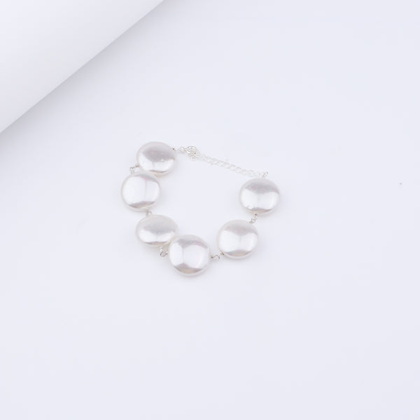 Classic Coin Pearl Ganthan Bracelet