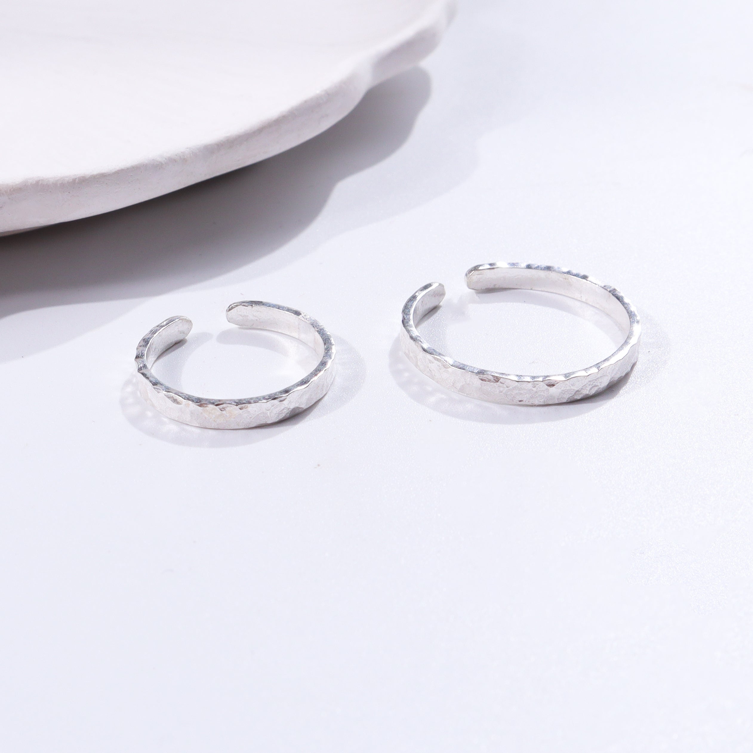 Hammered Couple Ring / Bands