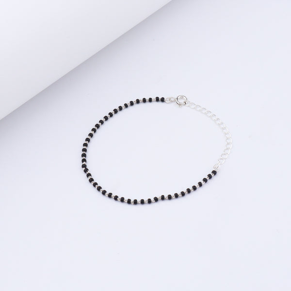 Silver Beaded Bracelet