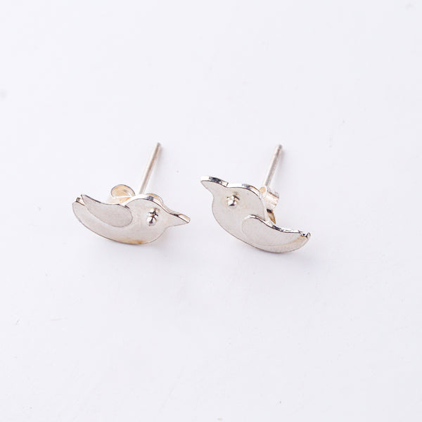 Bird Duo earrings in 92.5 sterling silver
