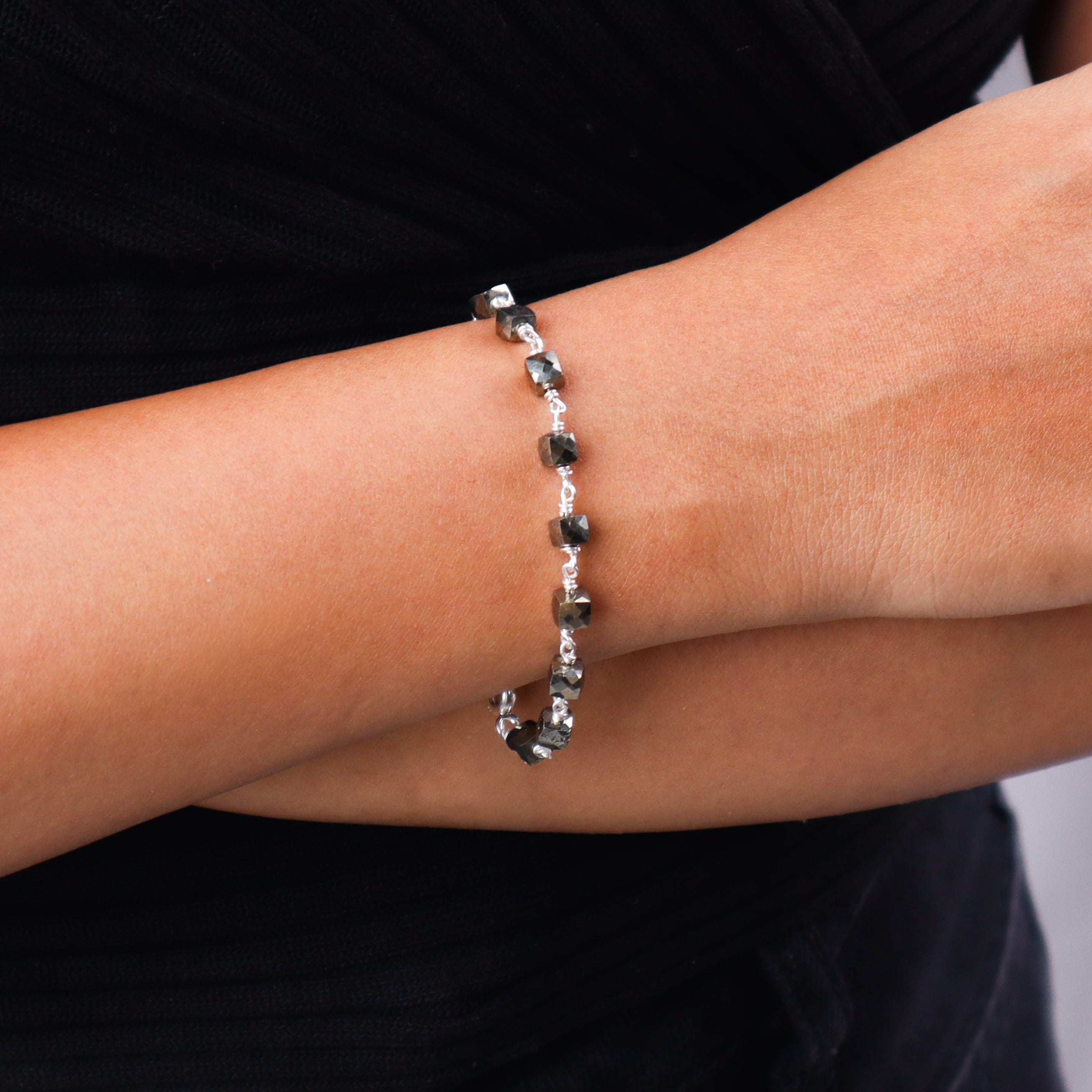 Pyrite Stone Ganthan Bracelet