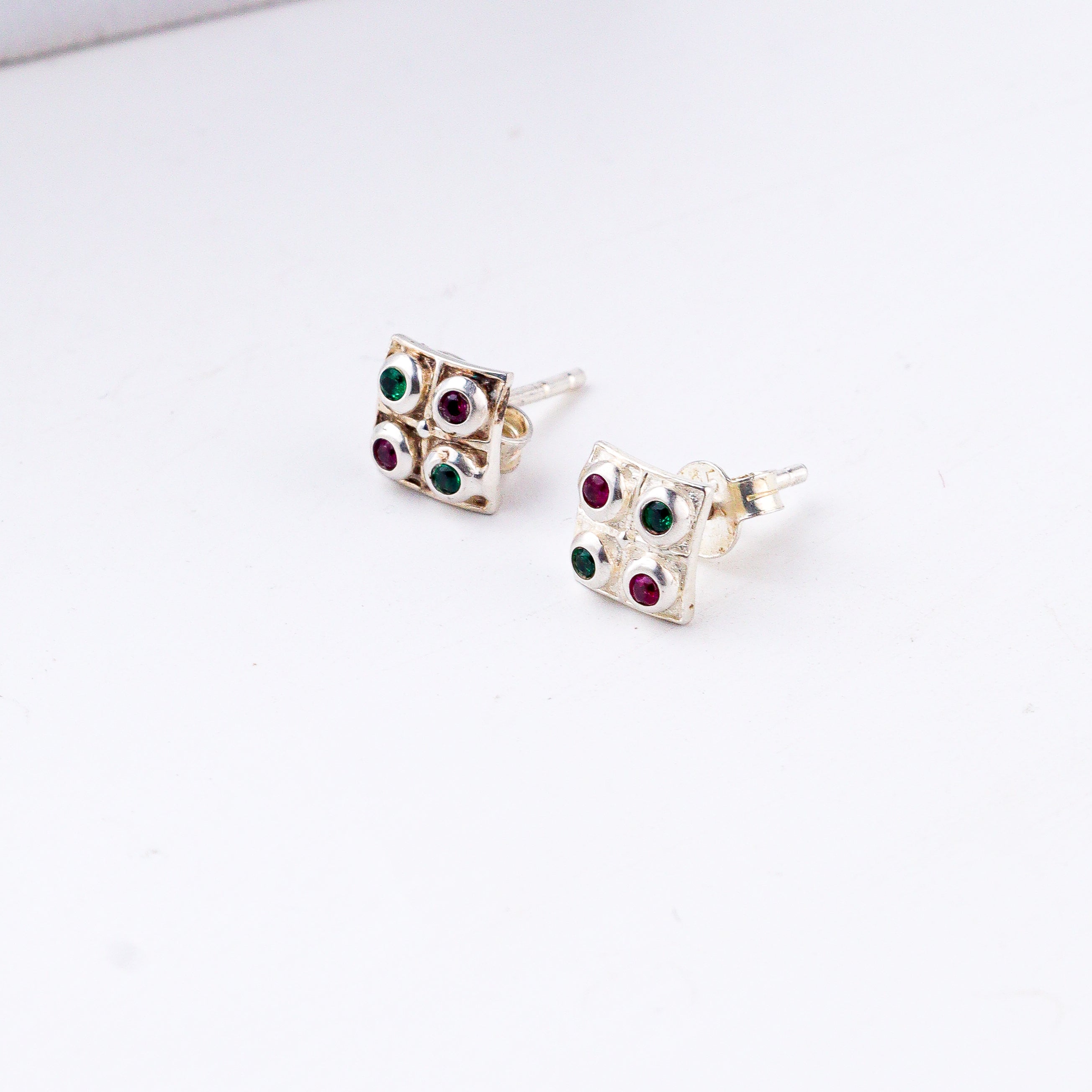 wear Silver Nakshatra Studs for  festive look