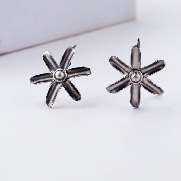 Mini Gulbahaar earrings in 92.5 sterling silver