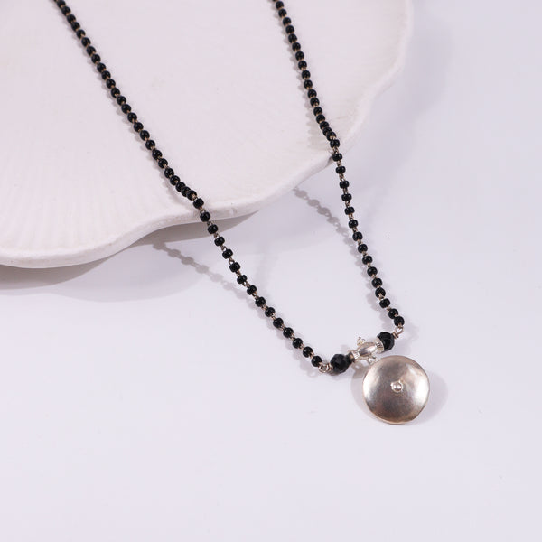 Silver Saaj Motif Mangalsutra