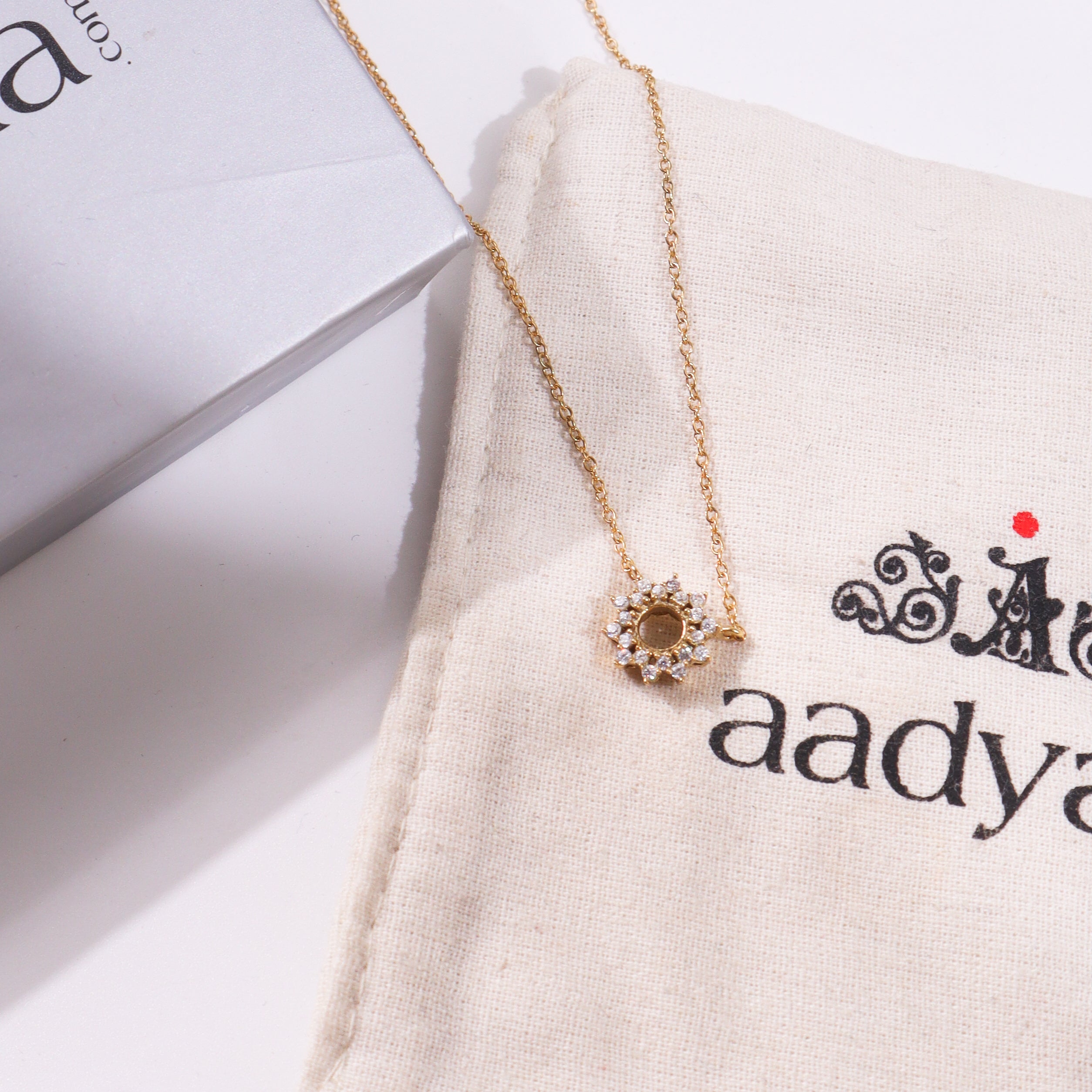 Gold Sunburst Necklace