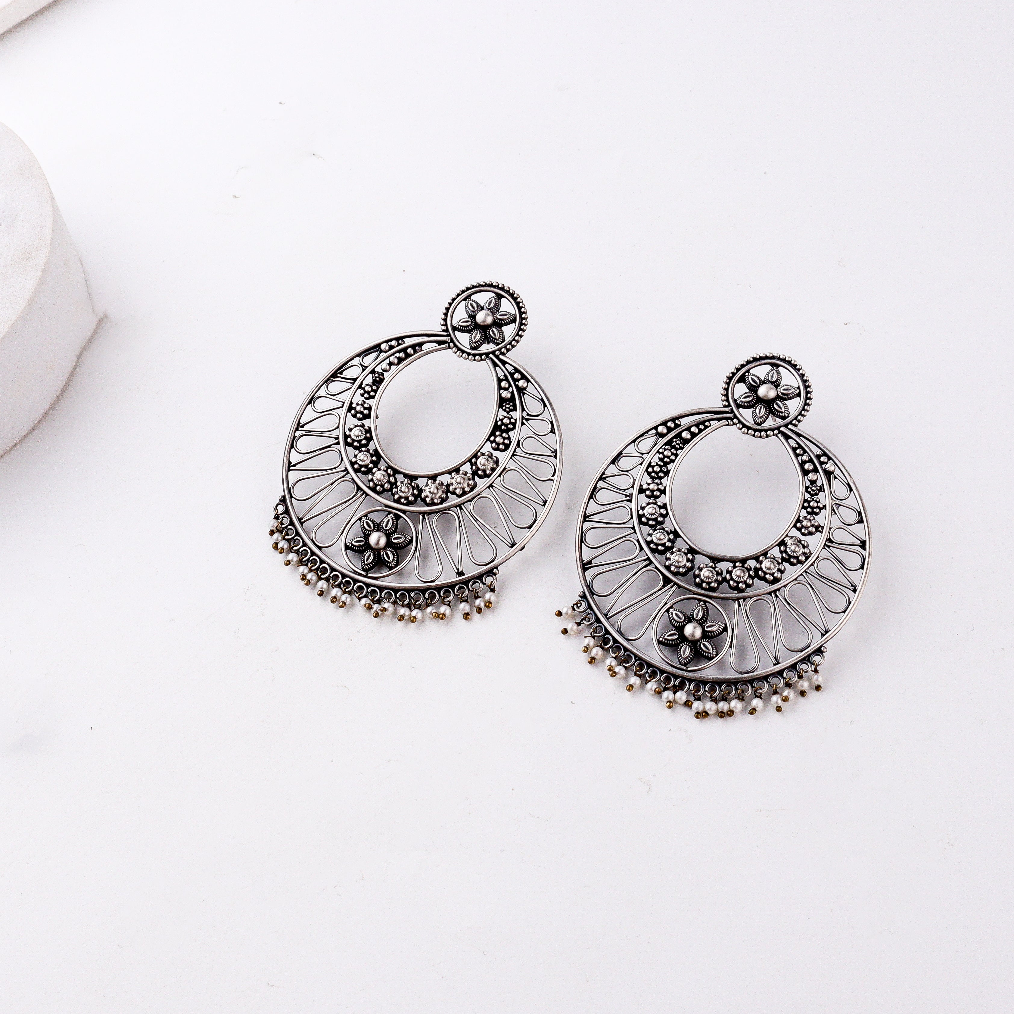 Chandbali ( Aafreen ) | 92.5 silver | size : large