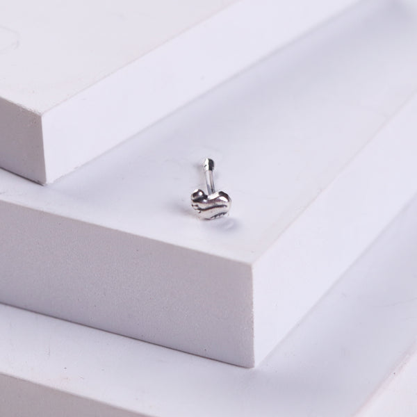 Silver Paisely Nose pin