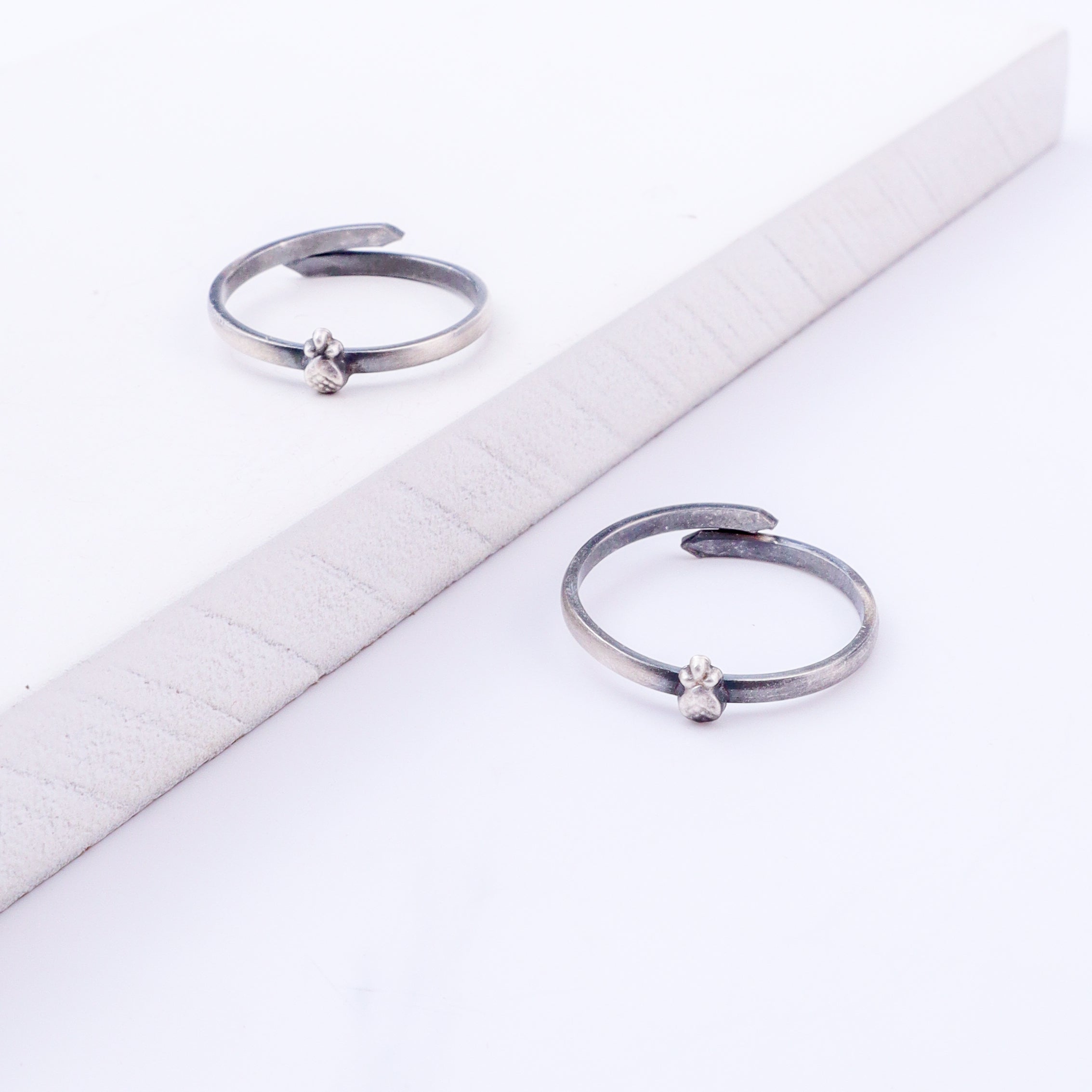 Tiny Silver Adjustable Pineapple Toe Ring