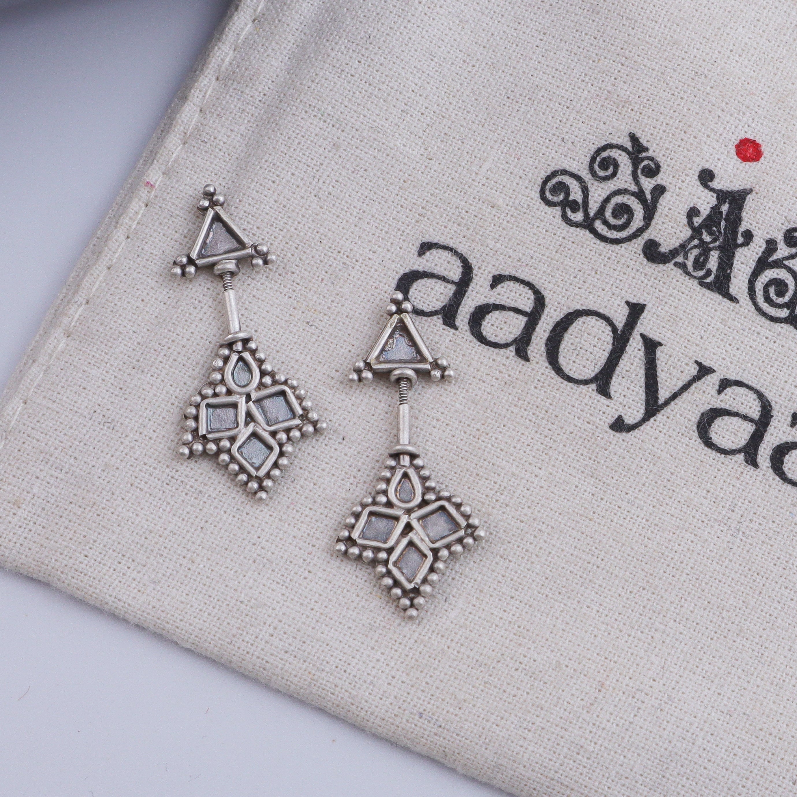 Nirbhaya & Diamond Cluster Bugadi (Pierced)