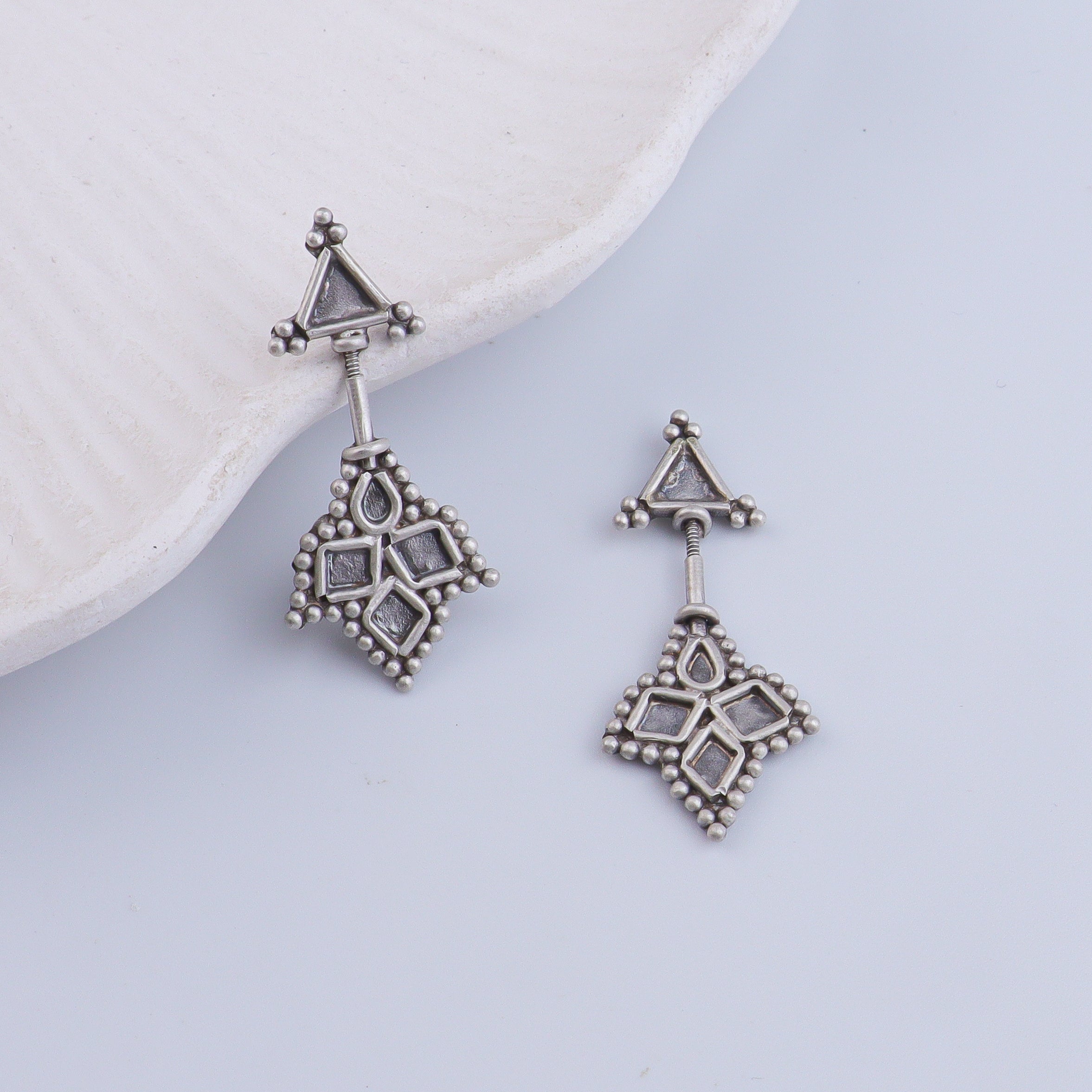 Nirbhaya & Diamond Cluster Bugadi (Pierced)