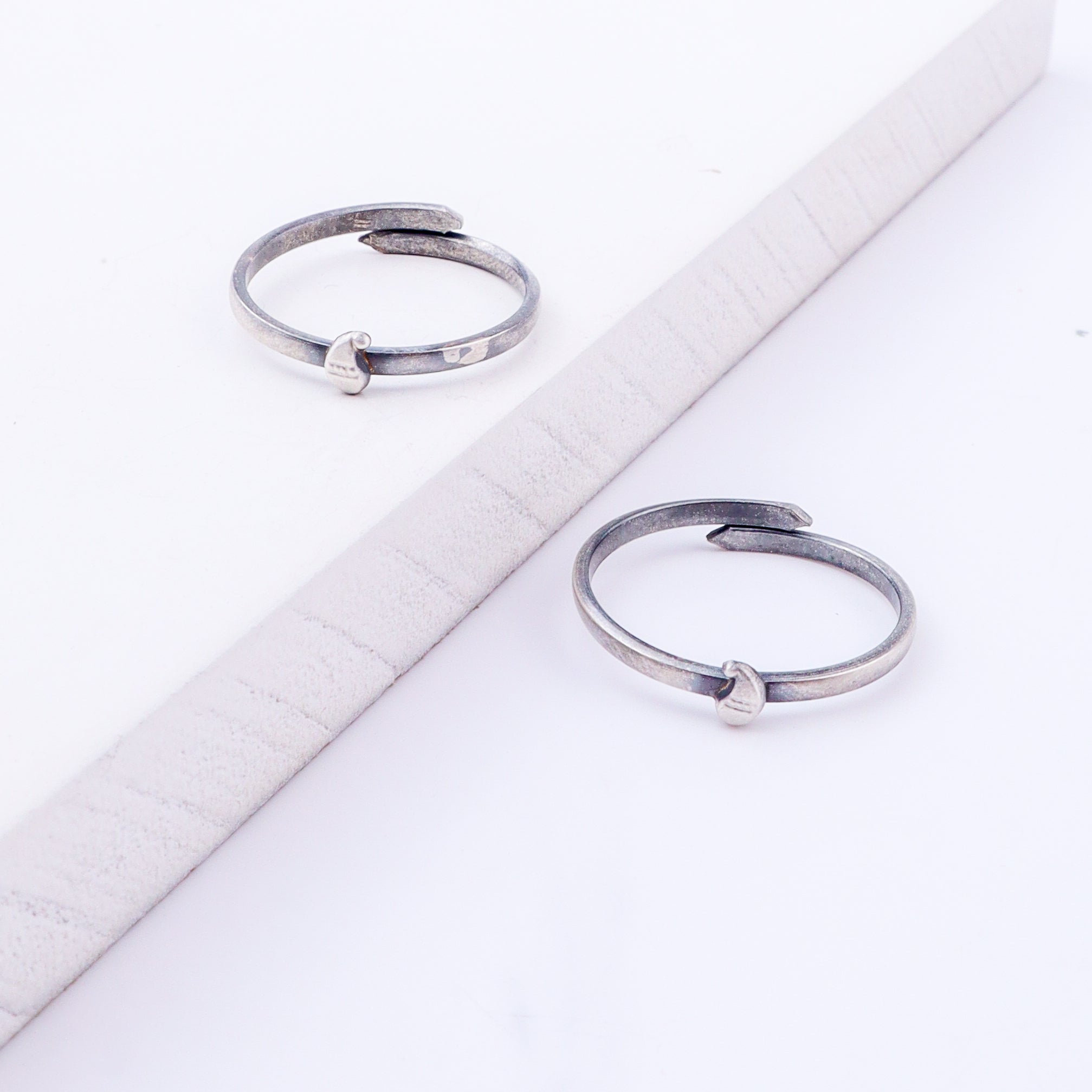 Tiny Silver Adjustable Koyari Toe Ring