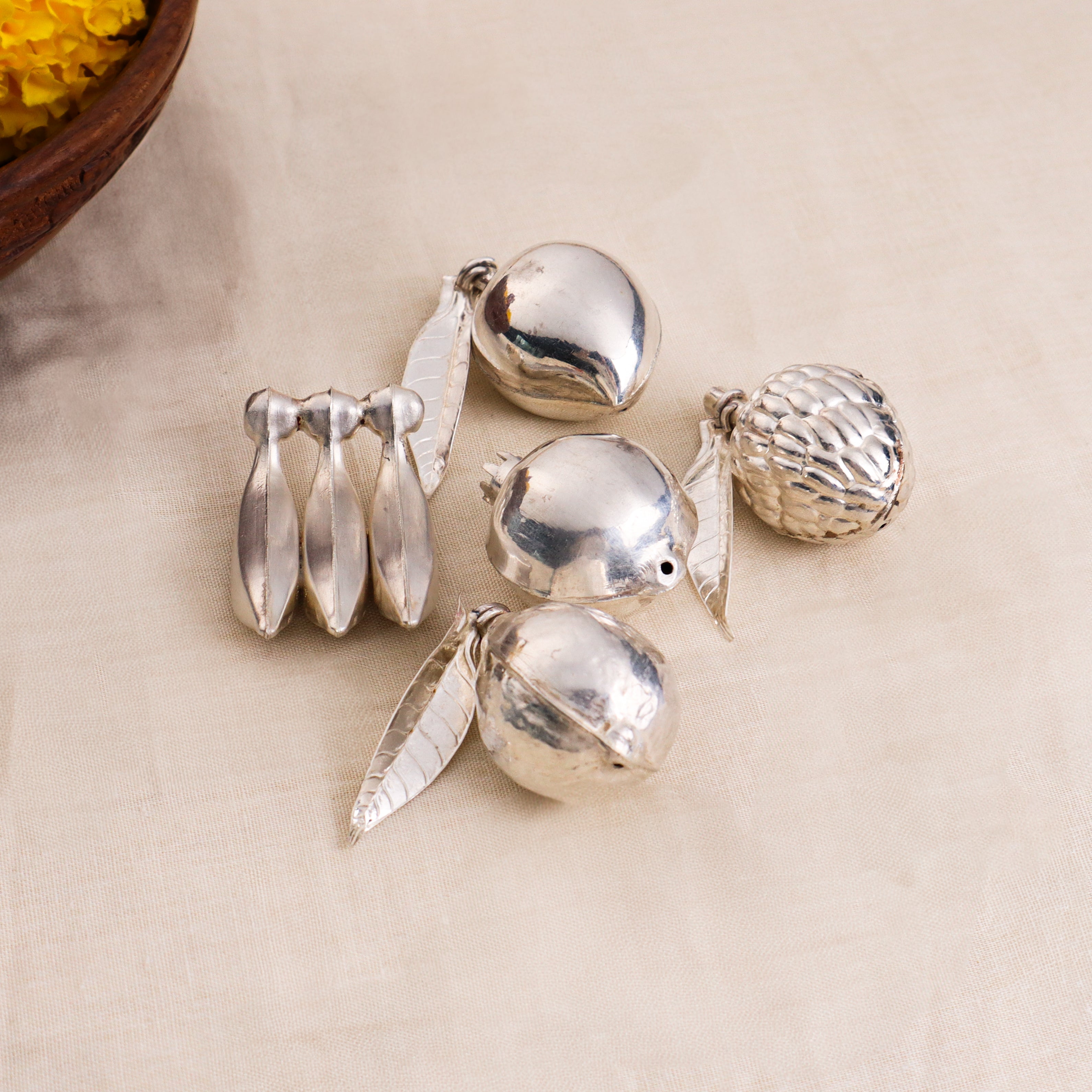 Set of 5 fruits: Large