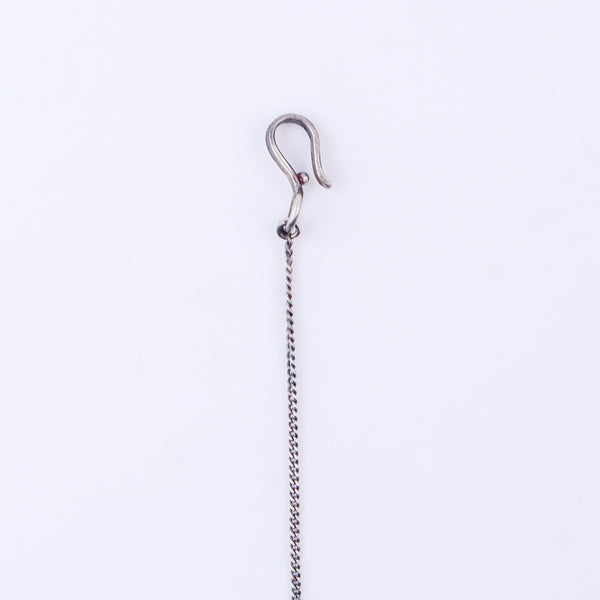 Silver Chandrakor Ghungroo Motif Maang Tika