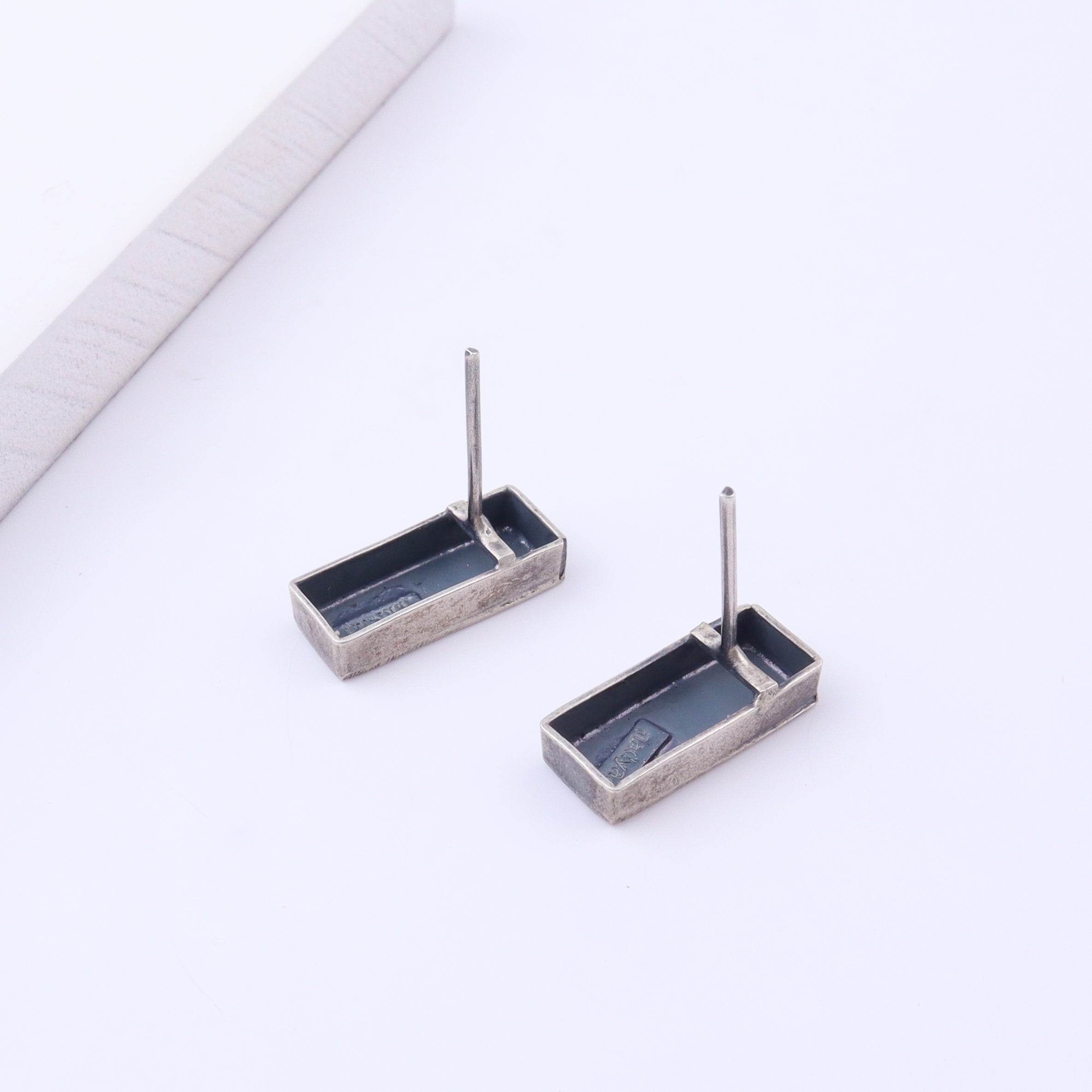 Silver Box Earrings – 92.5 Sterling Silver