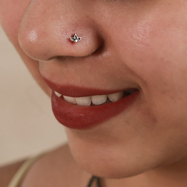 Petals Nose pin ( Pierced )