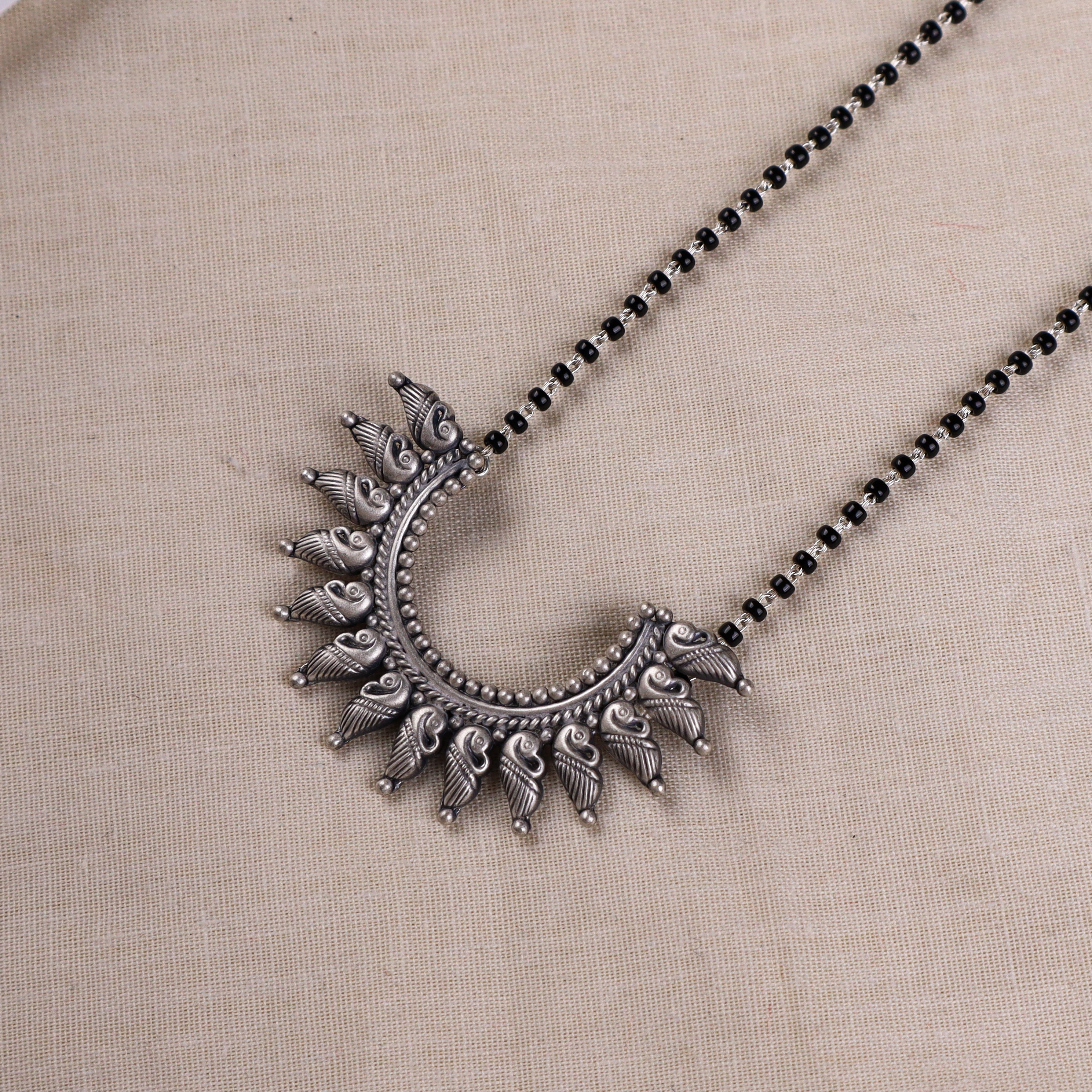 Filigree Peacock Mangalsutra