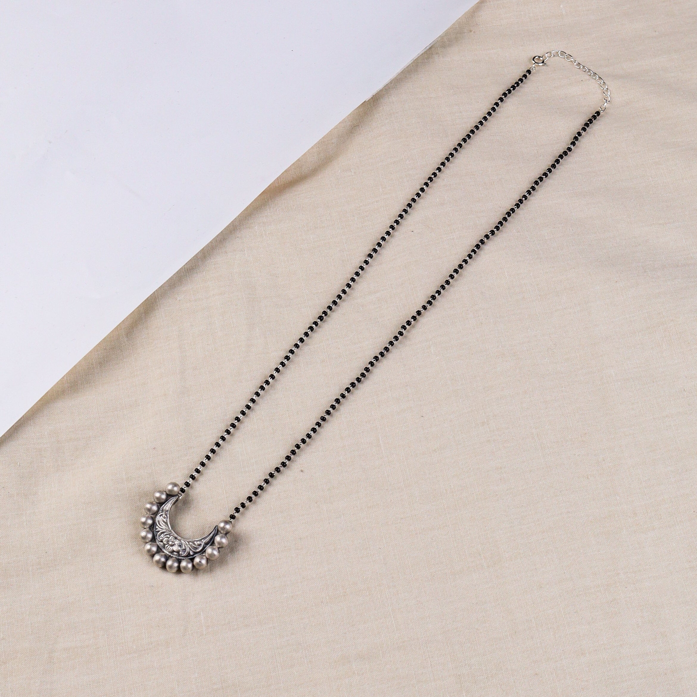 Silver Chandrakor Mangalsutra