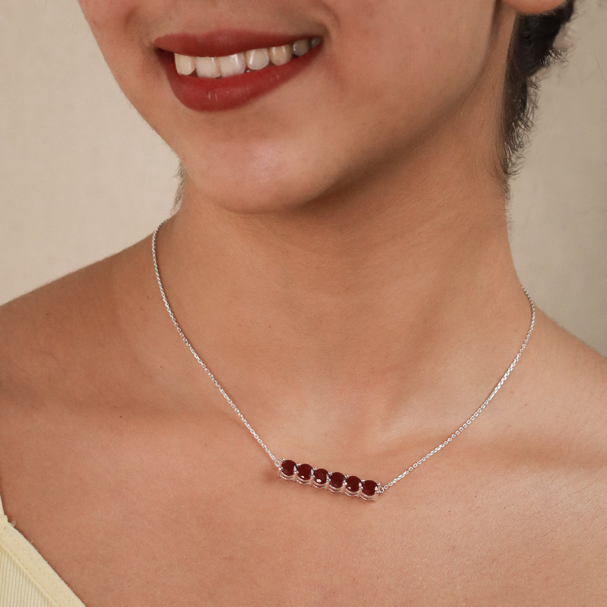 Ruby Silver Set