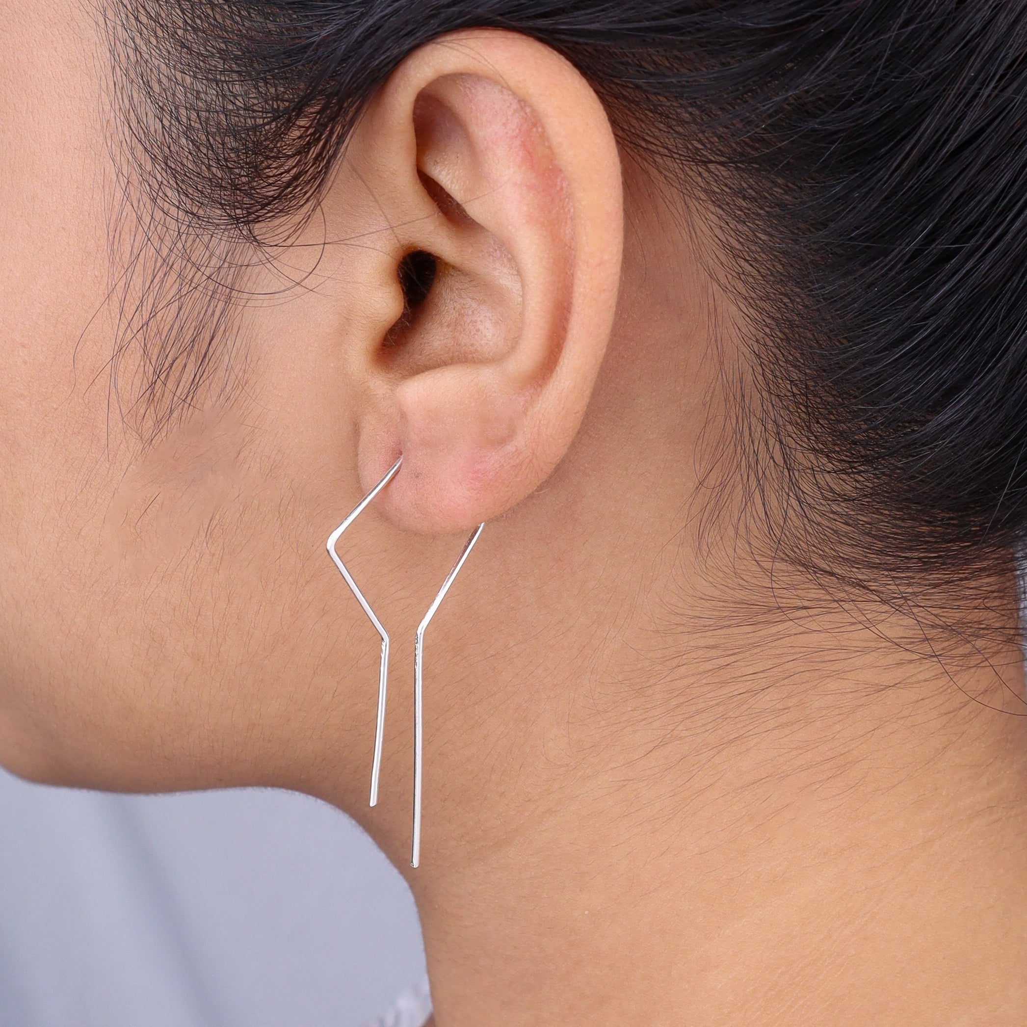 Geometric Rhombus Hoops