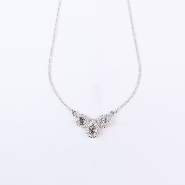 CZ Petal Necklace