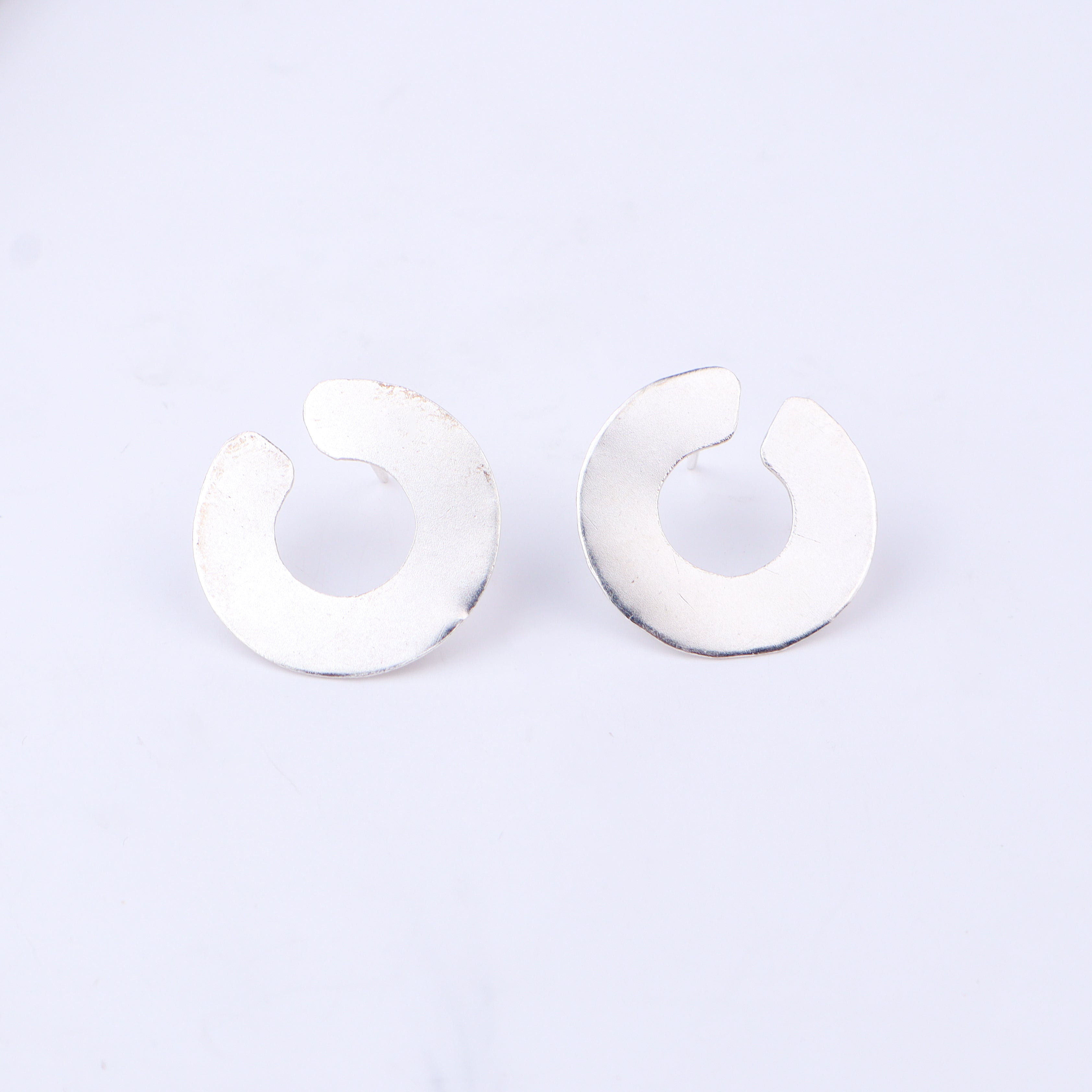 Geometric Circular Earrings