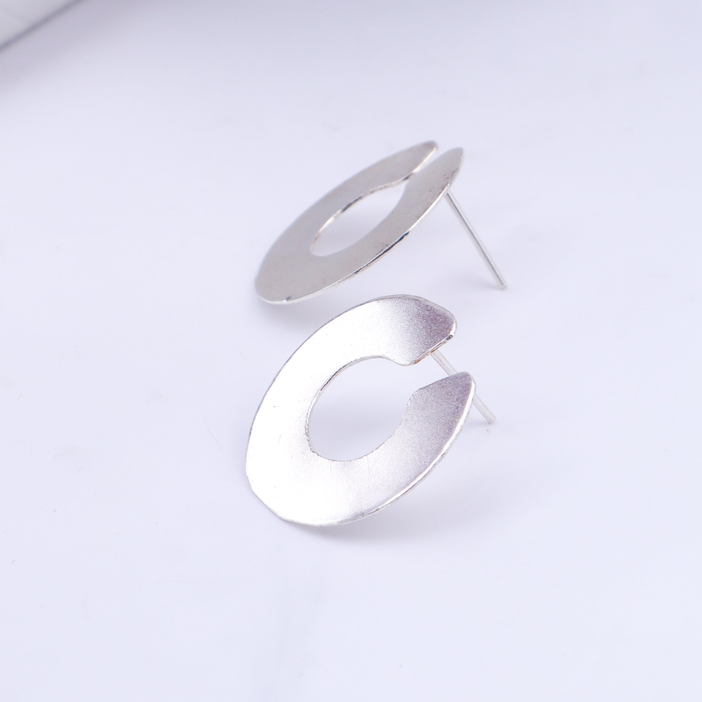 Geometric Circular Earrings