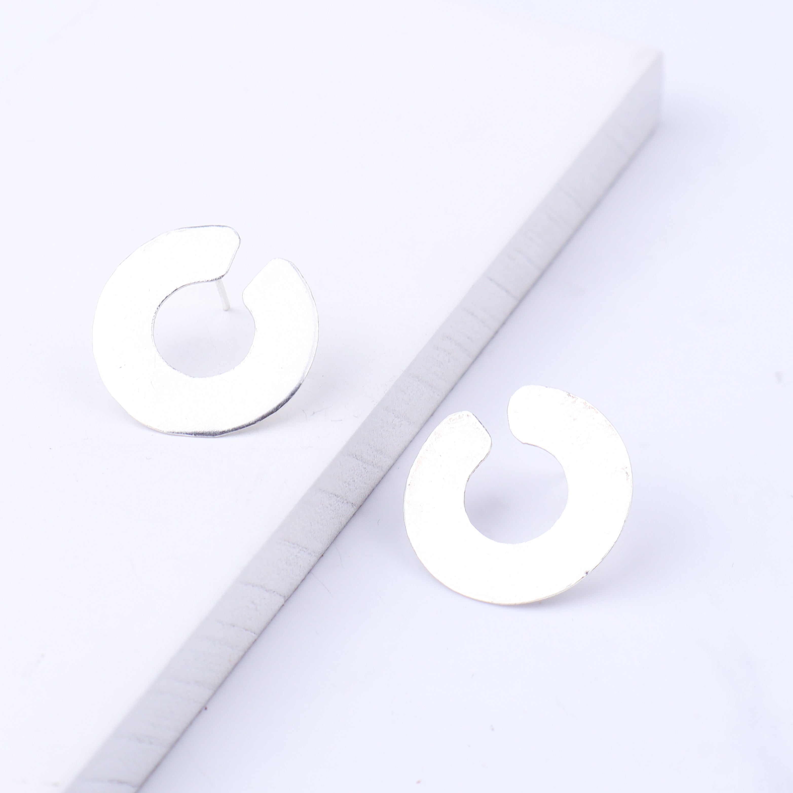 Geometric Circular Earrings