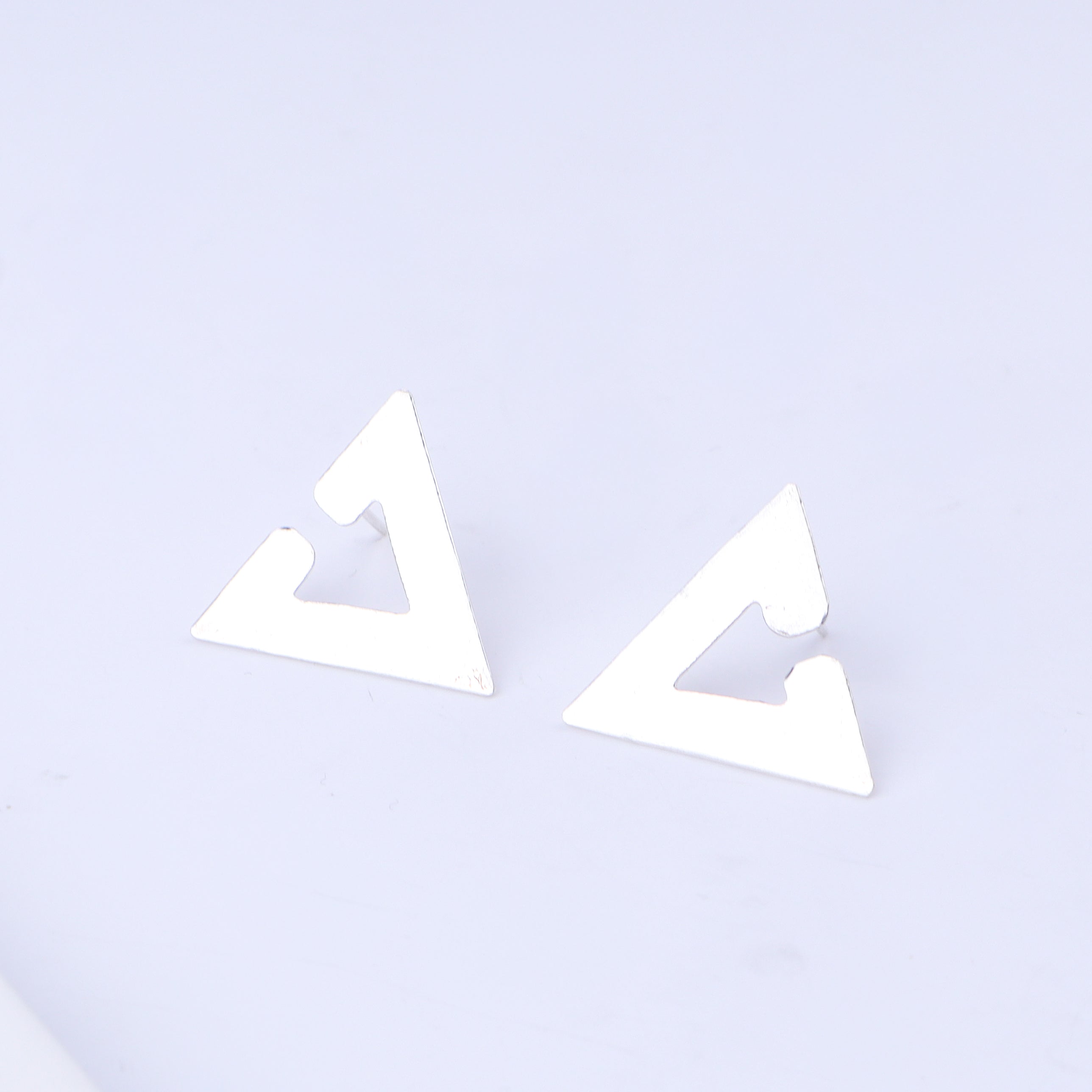 Geometric Triangle Earrings