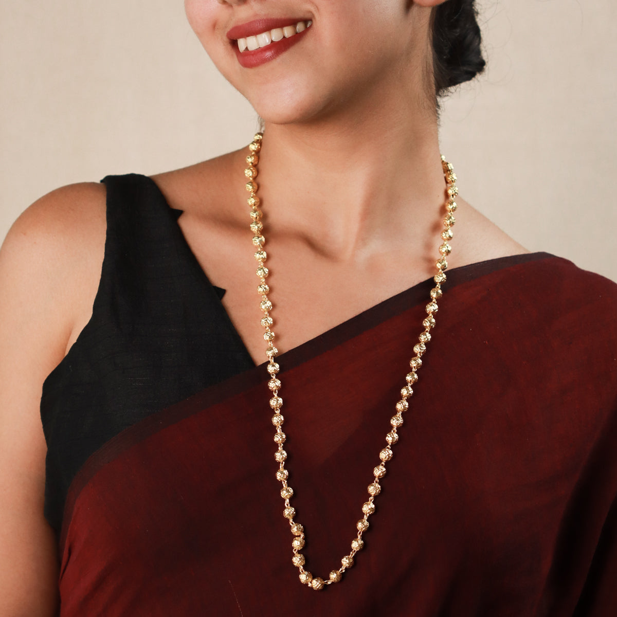 Classic Silver Mohan Maal: Gold Plated
