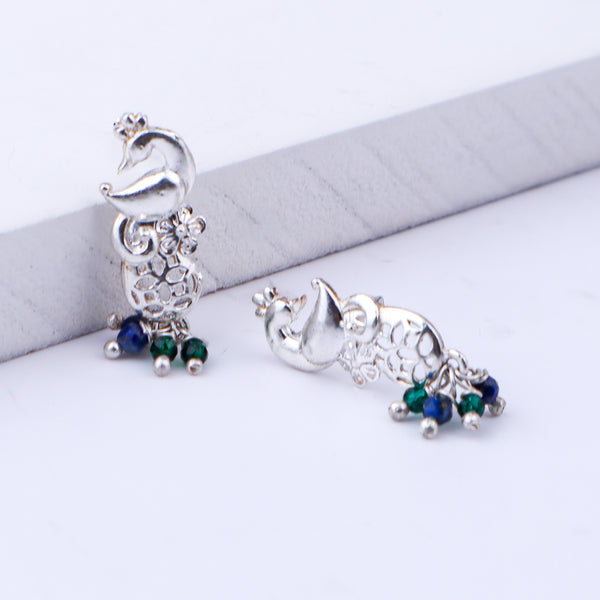 Peacock Feather Earrings