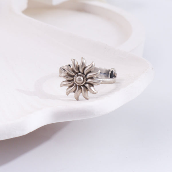 Silver Sun ring