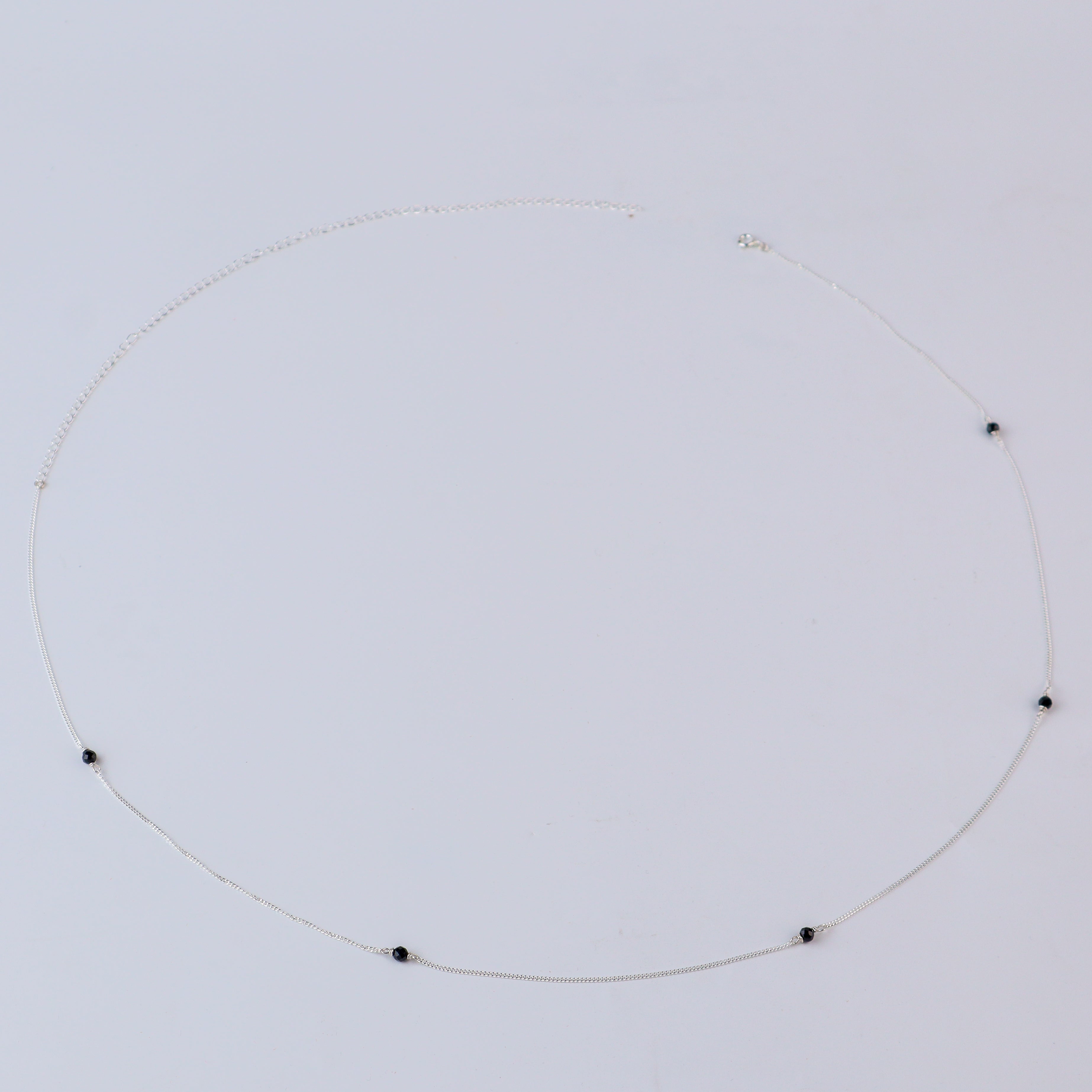 Waist chain / Kamar bandh with Black Spinel