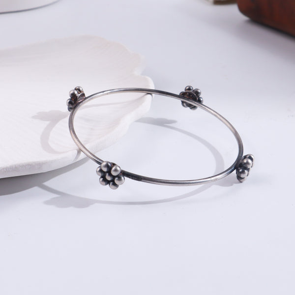 Silver Kudi Bangle