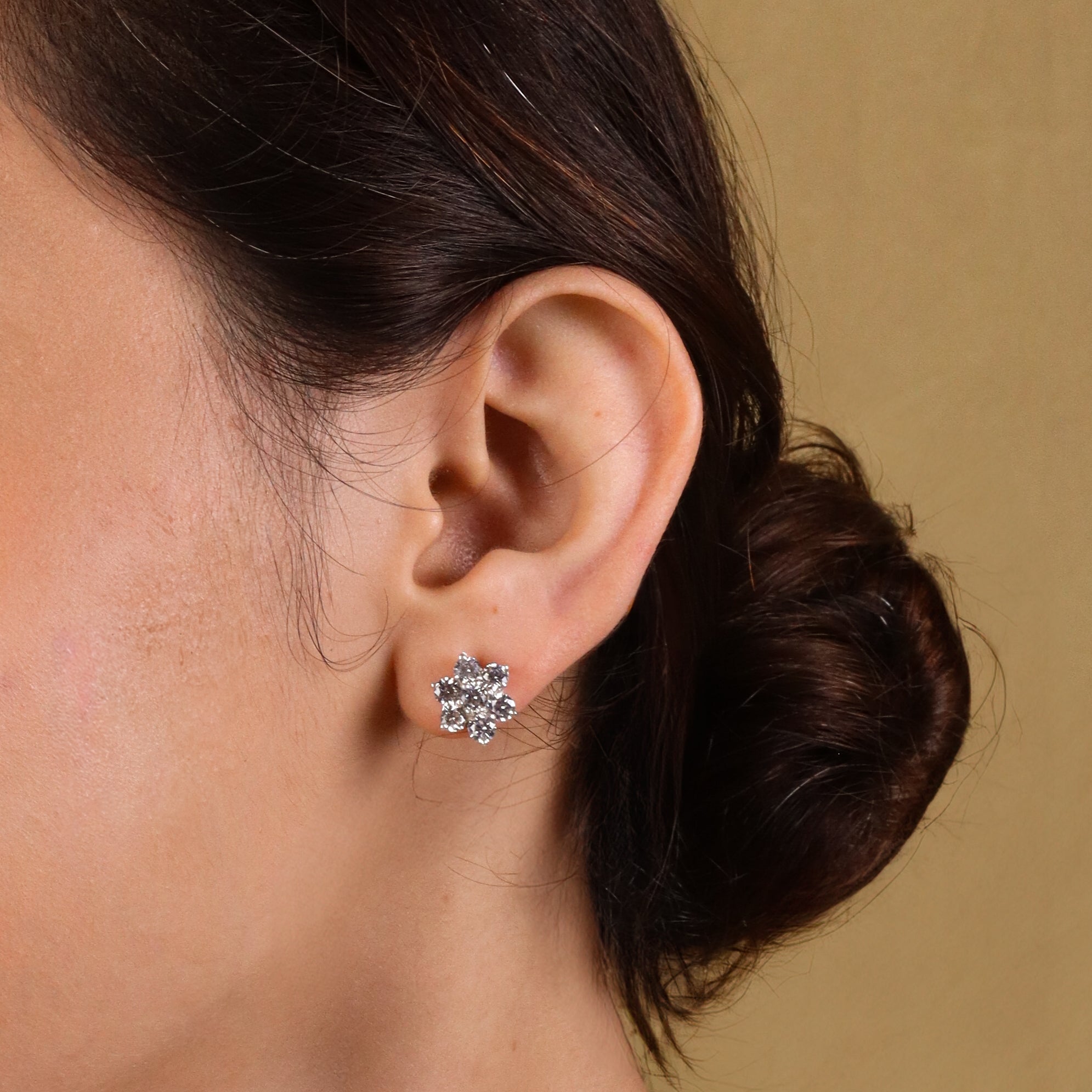 CZ Flower Mangalsutra Set Big