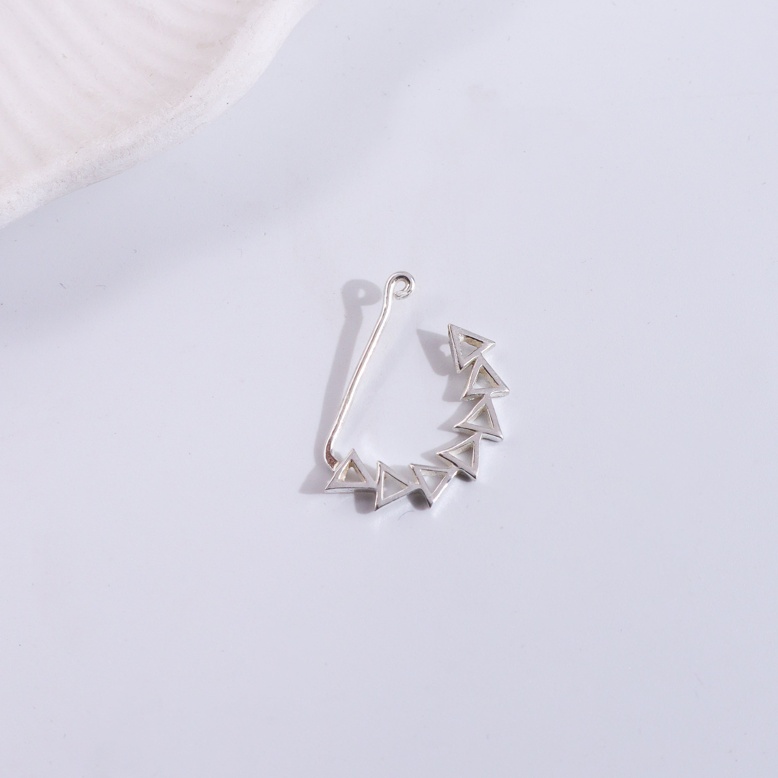 Sterling silver star necklace