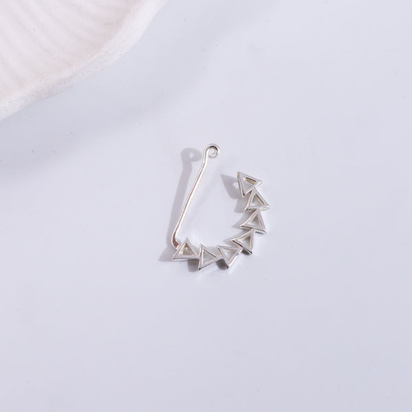 Sterling silver star necklace