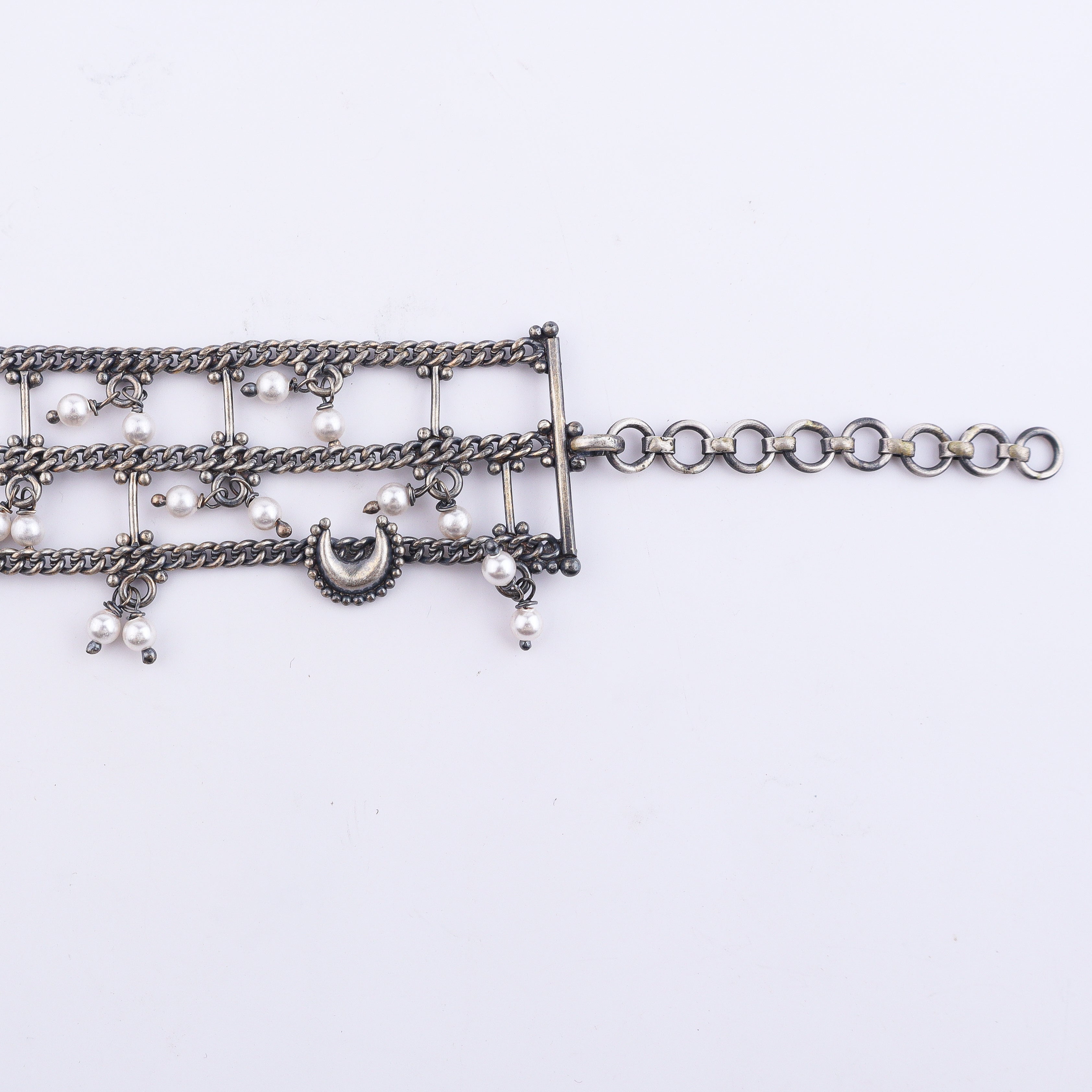 Multicharm Oxidized Anklet (Painjan)
